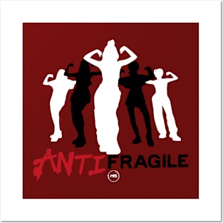 silhouette of the group Le sserafim at the dance of antifragile Posters and Art